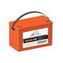 Leoch PLX12-420 12V 100Ah pure lead high rate AGM UPS battery, M6 top terminals, low 8.49 inch case