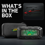 What is in the box for the Battery Tender 4120 030-7020-WH: unit, zip carry case, charging clamp lead and jump start clamp lead