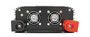 SAM-1500-12 rear panel with M9 DC terminals and cooling fans