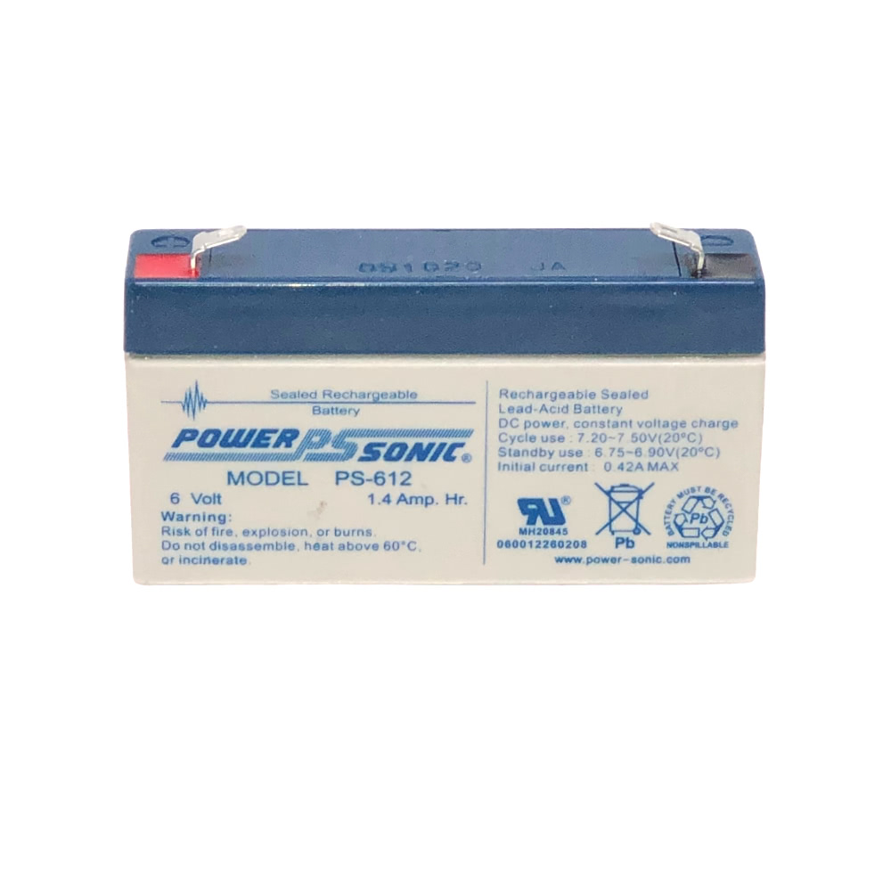 thumbnail image 2 of YUASA 6V 1.2Ah Battery – NP1.2-6 For Alarm, Security, Solar & Bell Systems 2 of 6