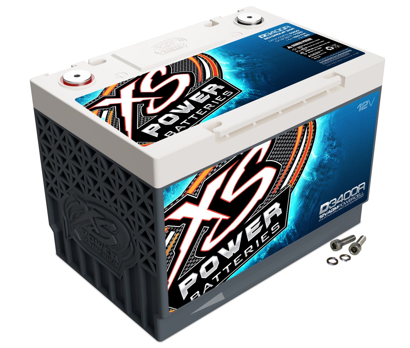XS Power D3400R 12V 4000 Watt Battery Group 34R AGM 3300 Max Amps XS Power D3400R 12V 4000 Watt Battery Group 34R AGM 3300 Max Amps