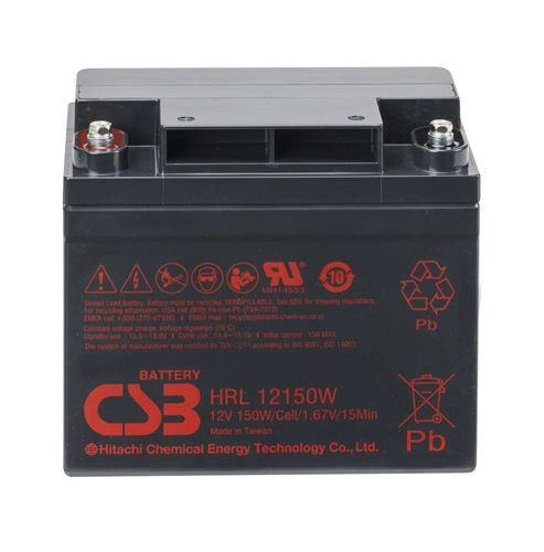 CSB HRL12150W FR 12V 150W High Rate AGM VRLA Battery for UPS
