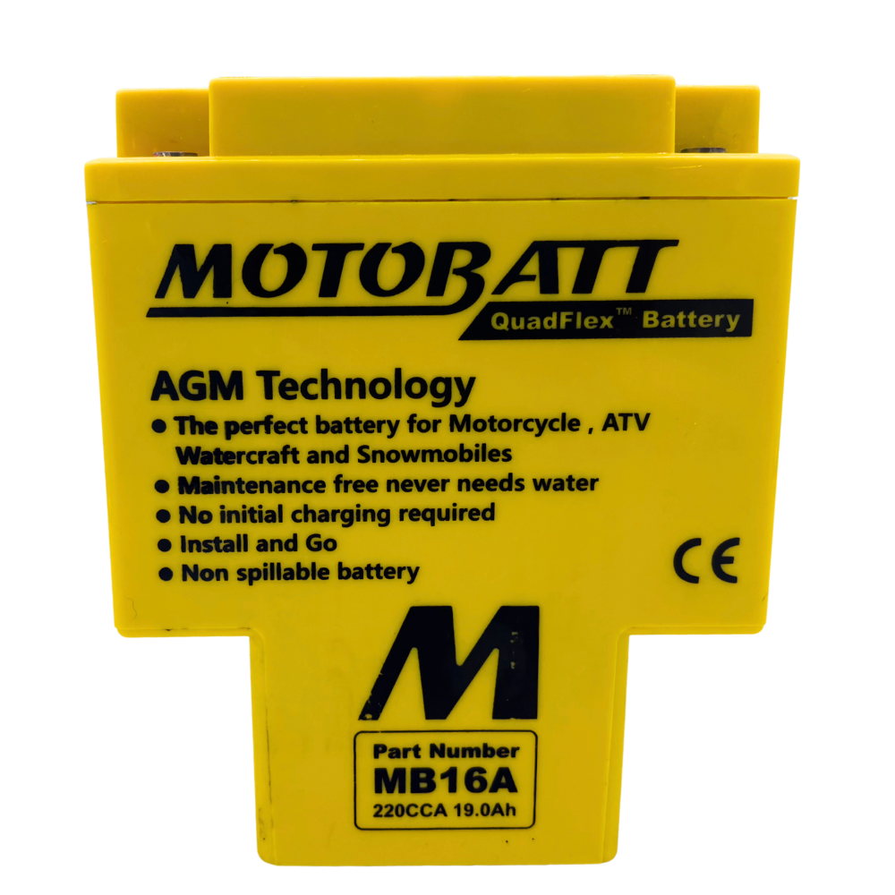 JIS 16A-AB Battery | 12V 90CCA AGM | MB16A