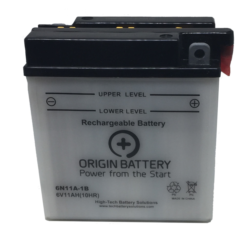 Benelli 125T Sport 125CC Battery | 6V 11AH Flooded | 6N11A-1B