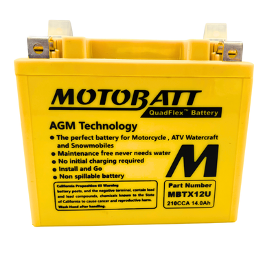 Yacht CB12B-B2 - AGM MBTX12U Battery Replacement
