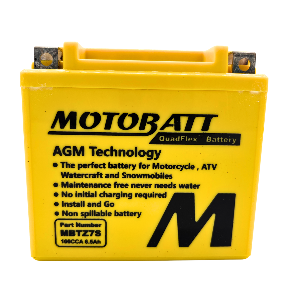 Motobatt 12V 6AH Battery | 100CCA AGM | MBTZ7S
