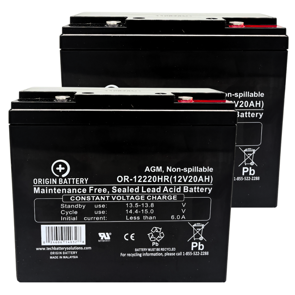 Sigmas-Tek Battery Replacement 24V 22AH - SP12-22HR