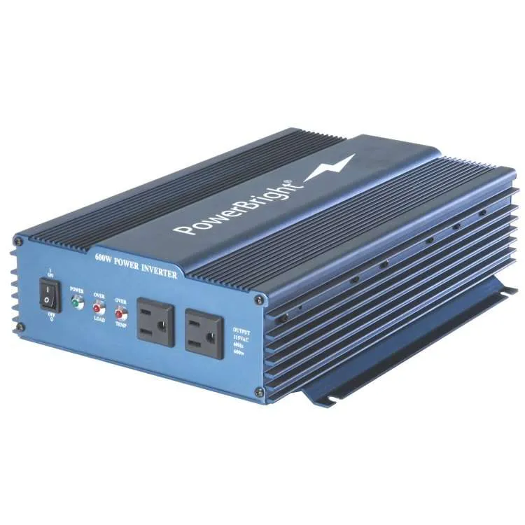 Power Bright APS600-12 Pure Sine Inverter 600 Watt 12 Volt
