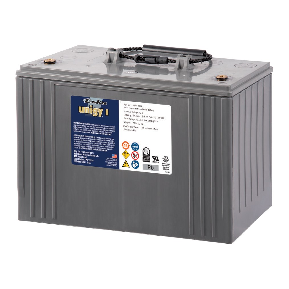 Deka Unigy 12AVR100 Battery
