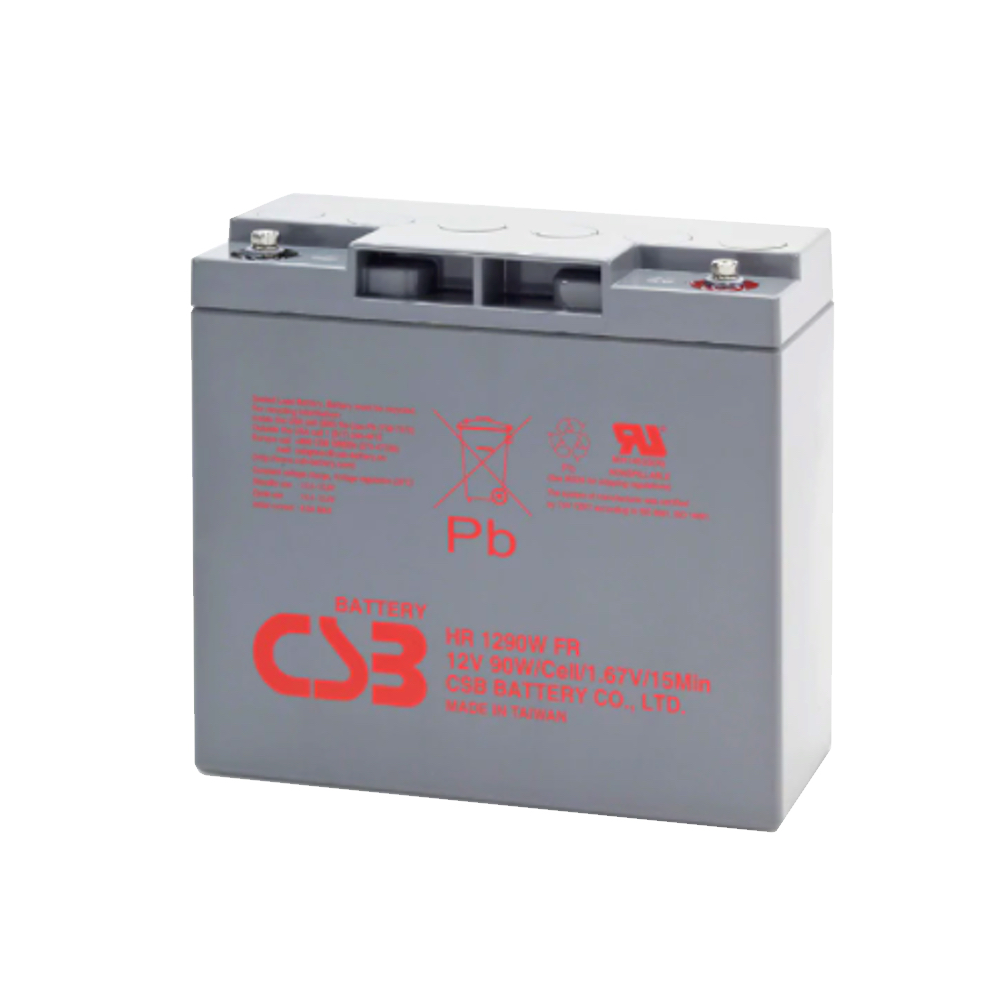 CSB HR1290WFR 12V 23AH 90W High-Rate AGM Sealed Lead Acid Battery
