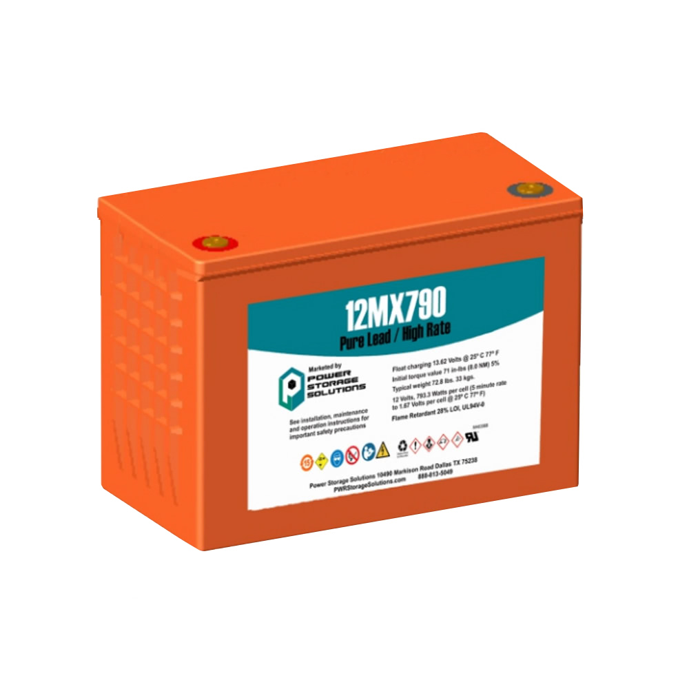 Power Storage 12MX790 High Rate Pure Lead Battery