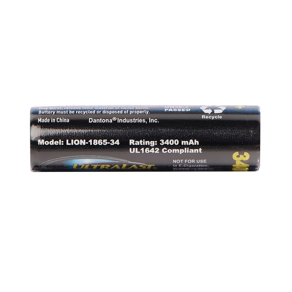 UltraLast 3.7V 18650 Lithium Ion Rechargeable Battery Cell