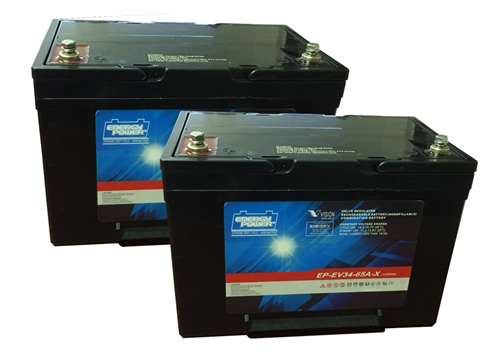 Permobil F5 Corpus Power Chair Battery Replacement Kit