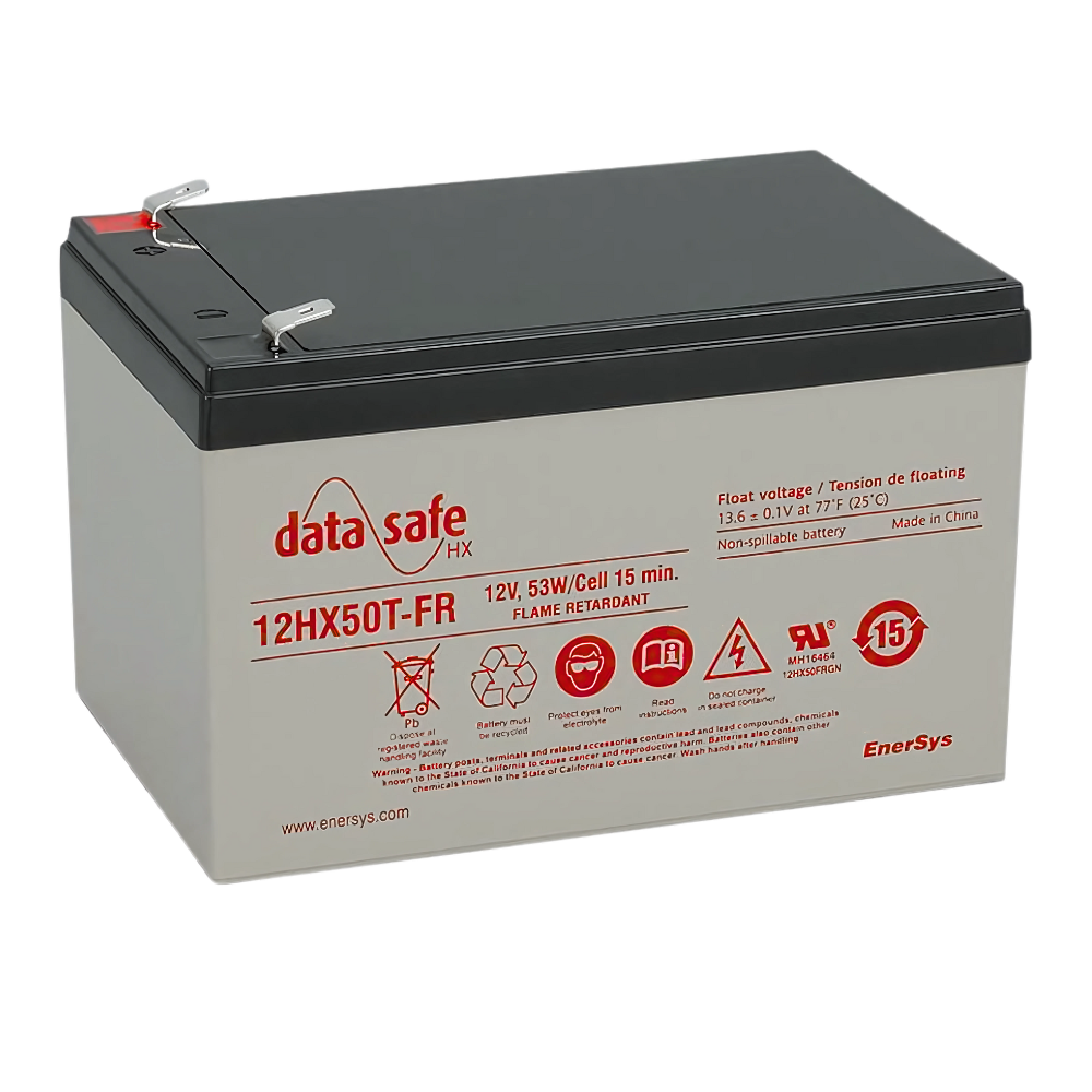 EnerSys DataSafe 12HX50-FR 12V 54W UPS Battery - Compact VRLA EnerSys DataSafe 12HX50-FR 12V 54W UPS Battery - Compact VRLA