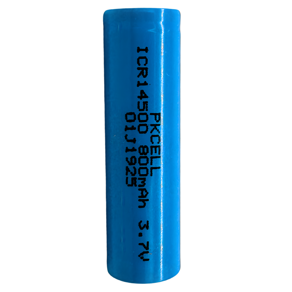 PK Cell ICR14500 800mAh 3.7V Lithium-Ion Battery | AA-Size Rechargeable Cell PK Cell ICR14500 800mAh 3.7V Lithium-Ion Battery | AA-Size Rechargeable Cell