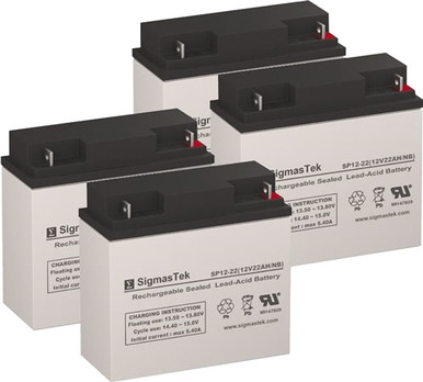 4 Packs: 12V 9Ah sla backup battery for APC UPS RBC5