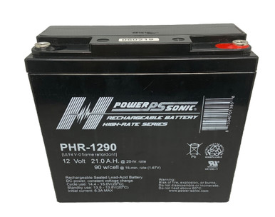batterie de qualité Marque Power-Sonic 6V 12AH - PS6120VO