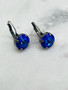 12 mm Dangle Earrings Blue OR White $20