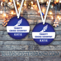 Trinity Cross Country Double Sided Ornament