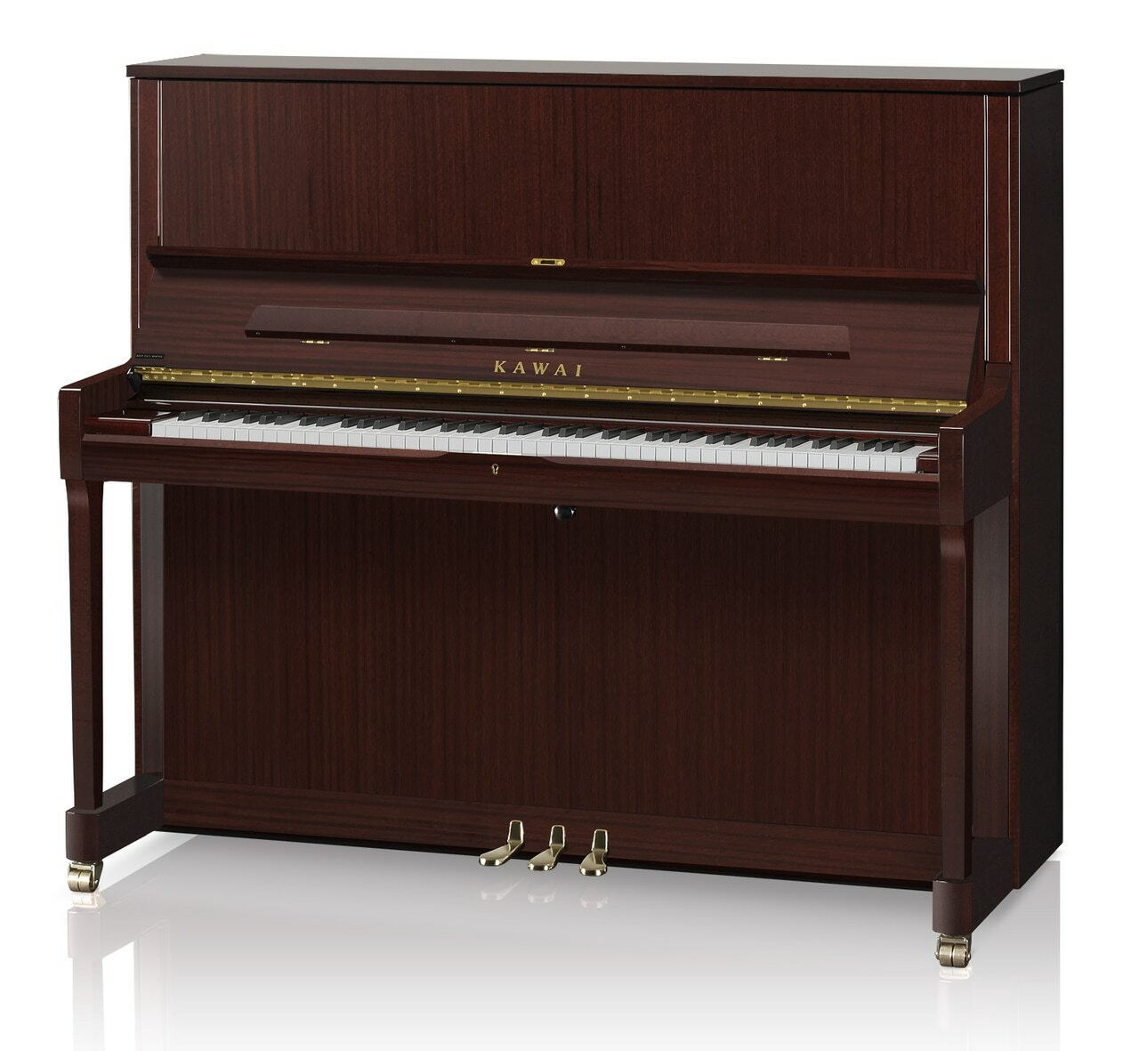 Kawai 51" K-500 Polished Mahogany Upright Piano