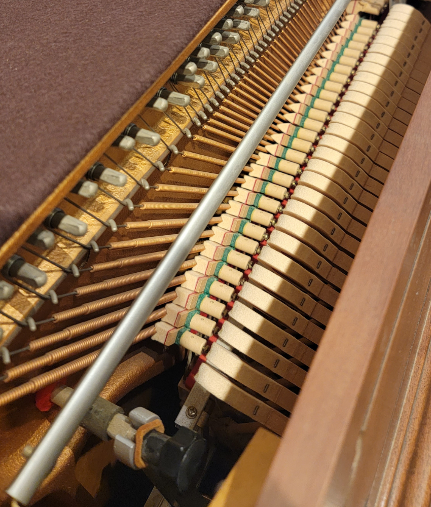 1983 Kawai 43.5" 803F Upright Piano | Satin Mahogany | SN: K1456358