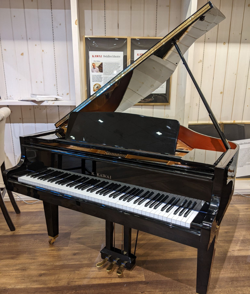 1994 Kawai 5'1" GE-1 Grand Piano | Polished Ebony