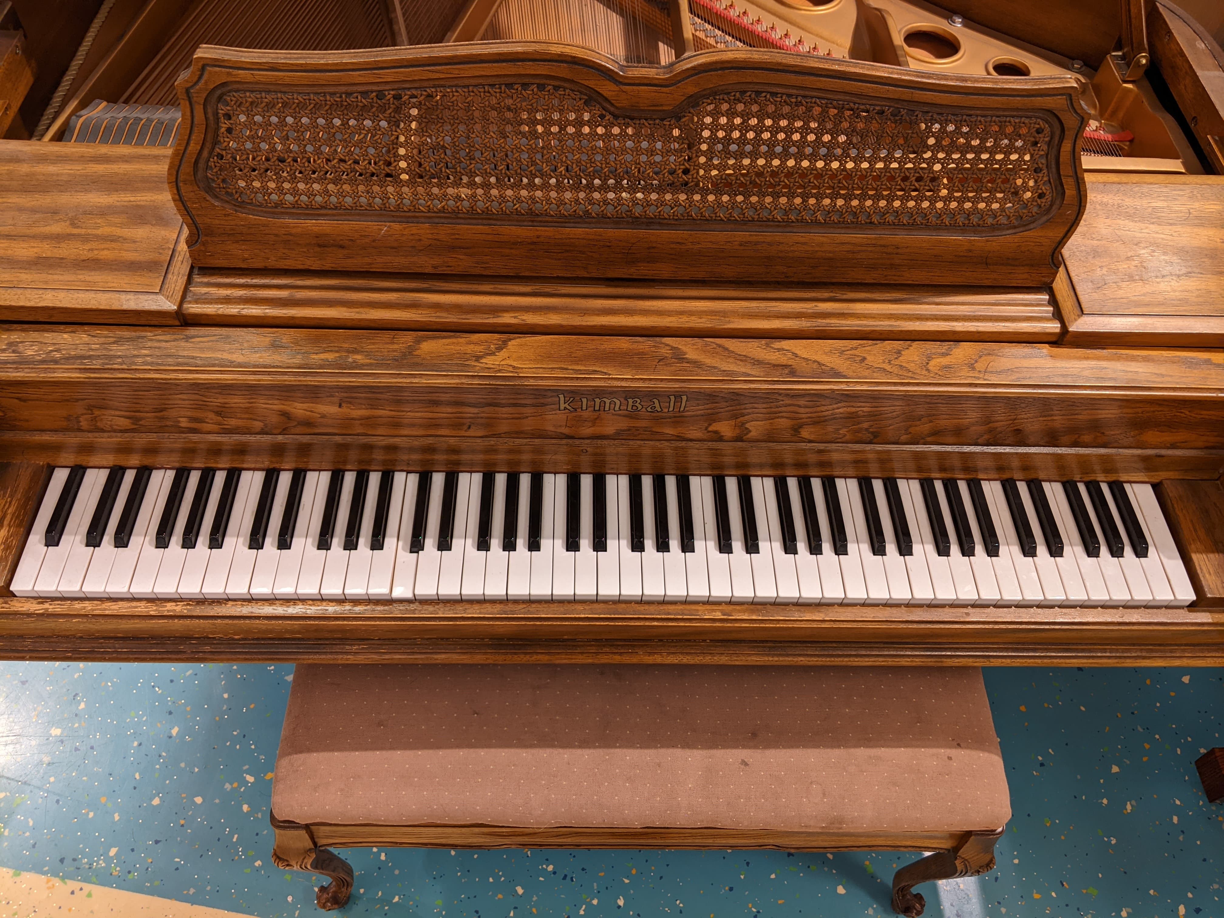 Kimball Grand Piano | Satin Oak | SN: A45815