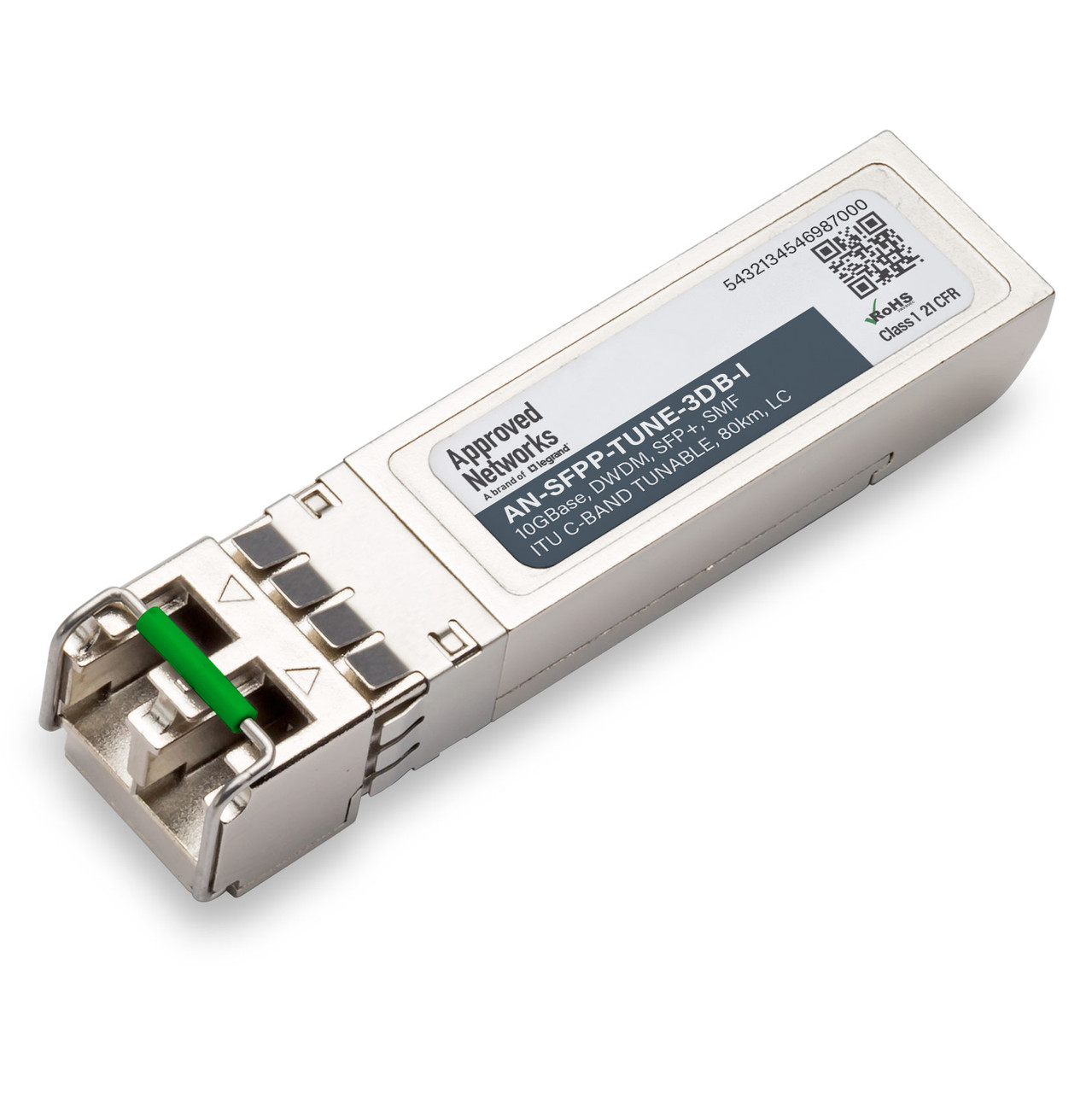 ファミコン 10GBASE-DWDM Tunable Multi-Rate SFP+ 80km +3dBm Transceiver