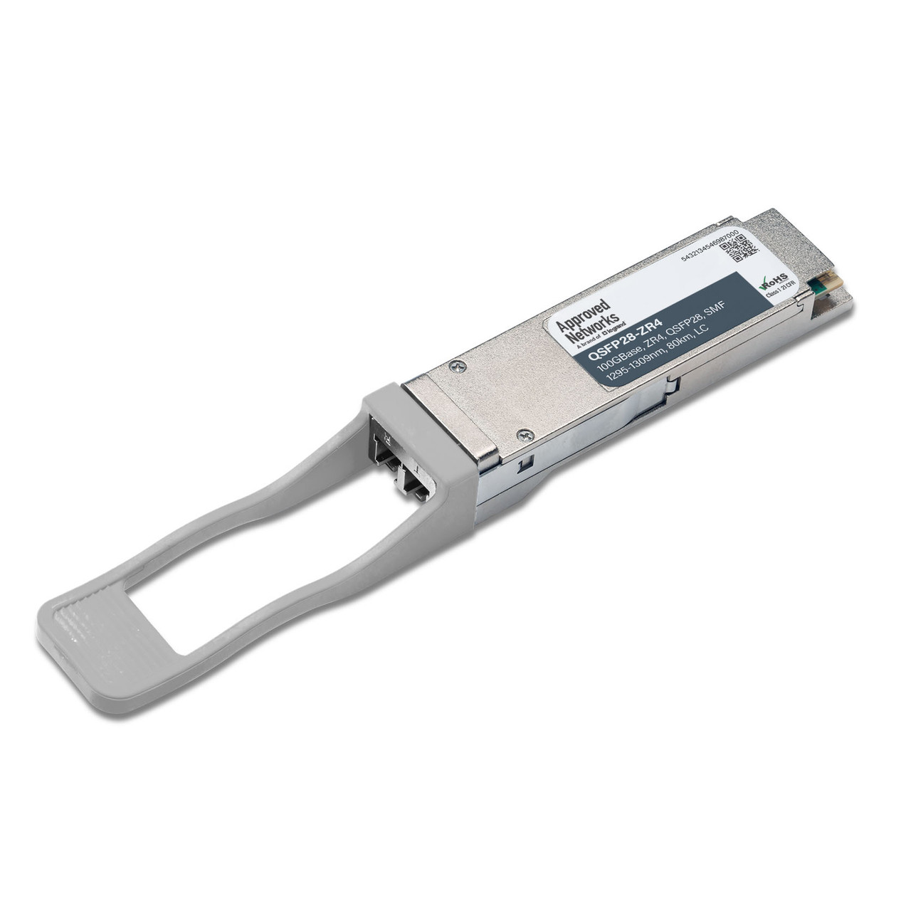 100GBASE-ZR4 QSFP28 SMF 1295-1309nm 80km DDM Transceiver