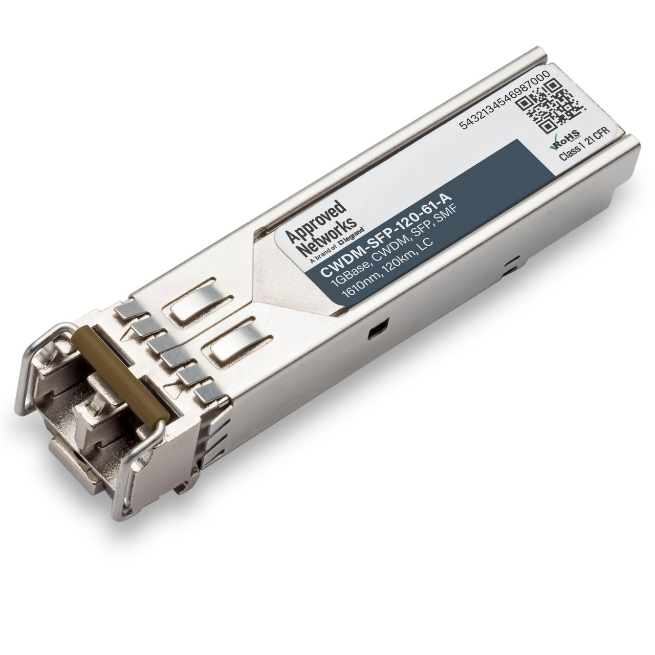 1000BASE-CWDM SFP 1270-1610 nm 120 km DDM LC SMF Transceiver Module