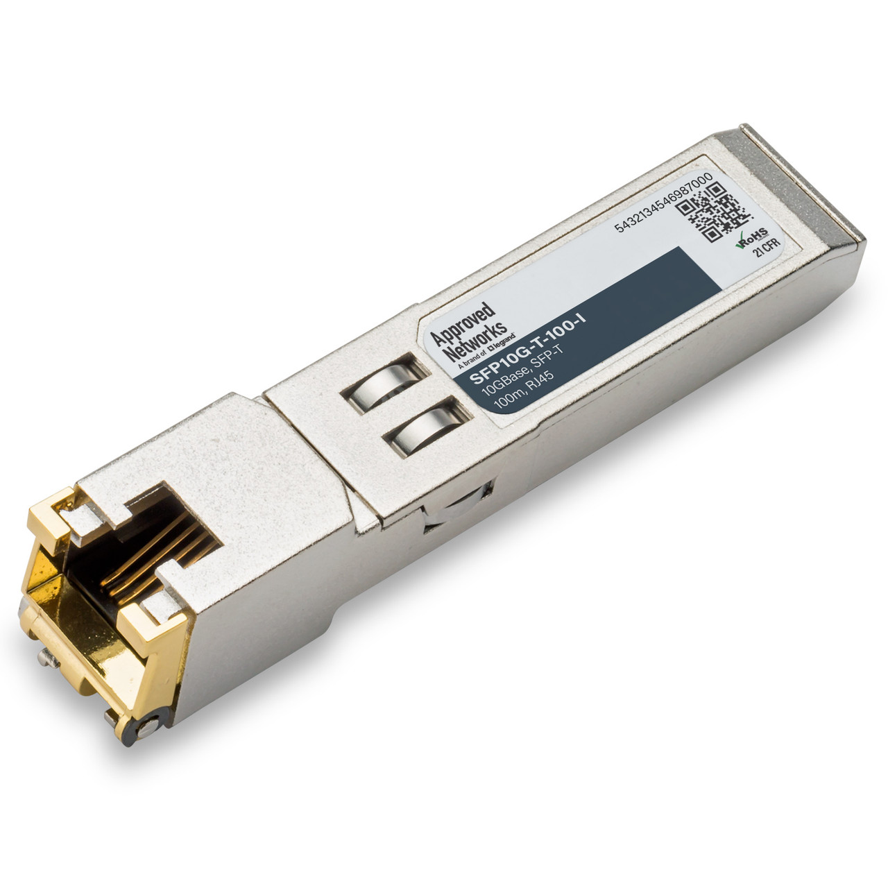 10GBase-T RJ45 SFP module, 10G SFP RJ-45 koperen transceiver voor SODOLA, SFP naar Ethernet, plug and play, hot pluggable, tot 30 m afstand koperen SFP-modules (1 stuks