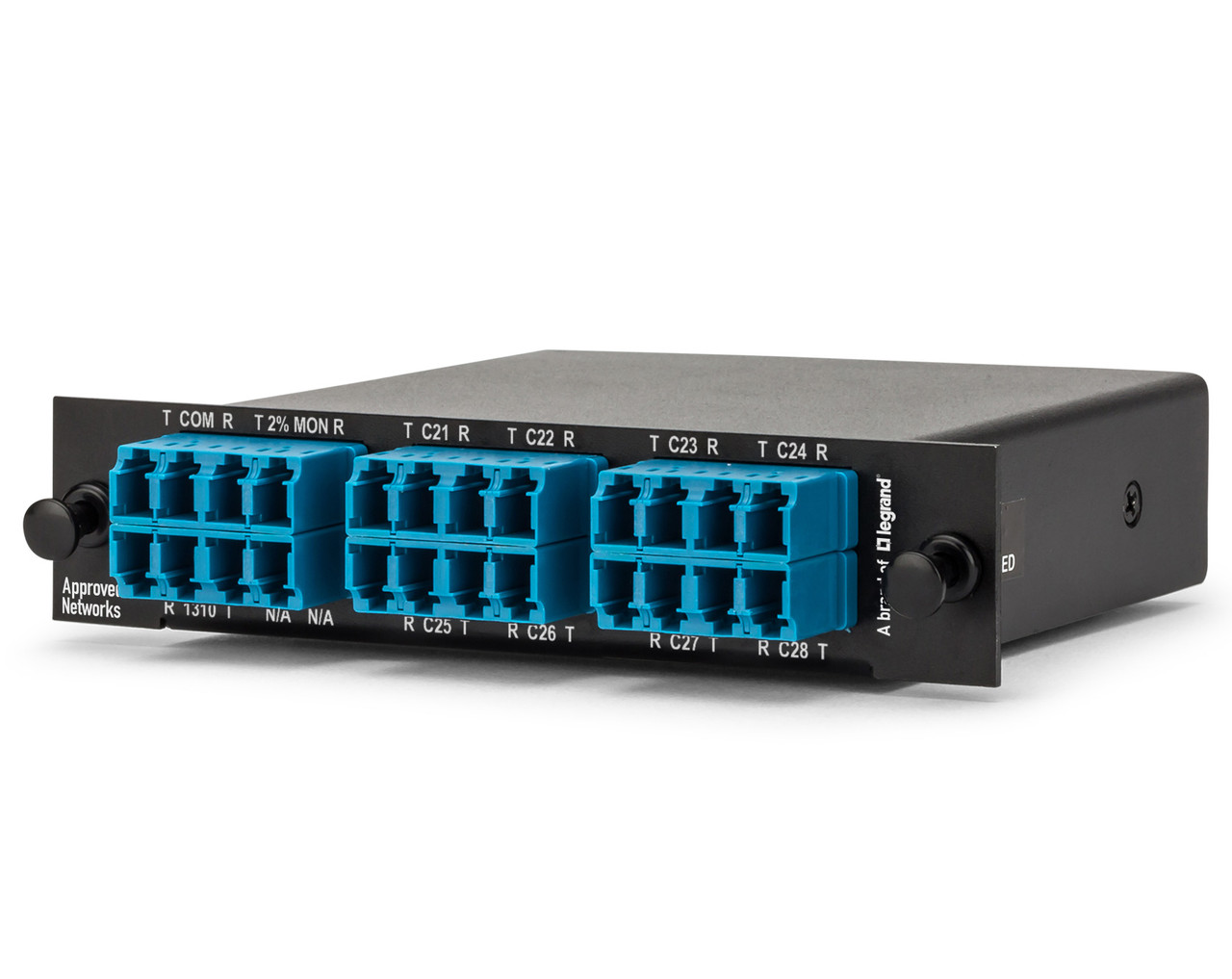 8 Channel CWDM, Mux/Demux, Dual Fiber, 1470-1610, Monitor, LGX