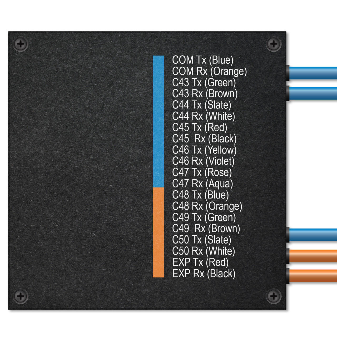8 Channel OSP Dual Fiber DWDM Mux/Demux + 1310