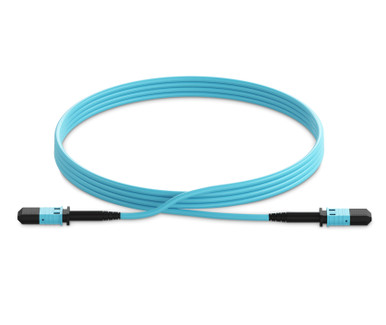 12 Fiber MTP to 12 Fiber MTP OM4 Plus 50/125µm Multimode Fiber Cable