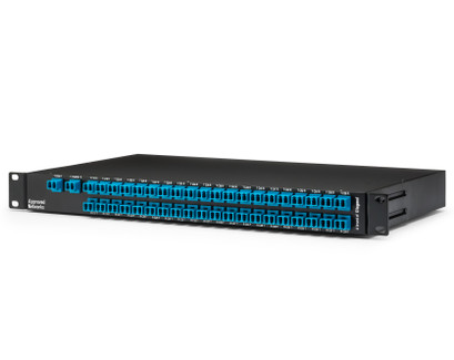 DWDM, Mux/Demux, Dual Fiber, GAWG, 100GHz, 40 Channel, Channel 16 Start, LC, 8 skip 1, 2% MON, 1RU