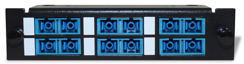 6 Port Duplex 12 Fiber Single-mode LGX Style Adapter Plate (SC)