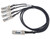 QSFP+ DAC Breakout Multi-vendor OEM compatible Arista, Brocade, Cisco, Dell, Intel, Juniper, Mellanox,