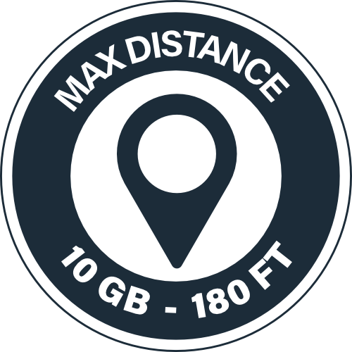 10Gb 180ft maximum distance