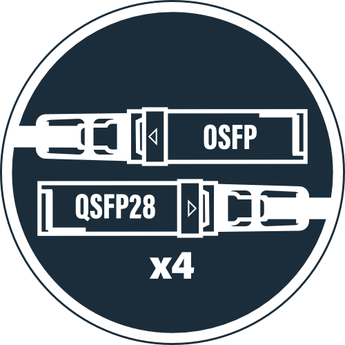 OSFP to 4xQSFP28