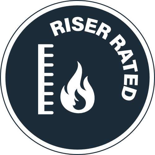 Riser rated
