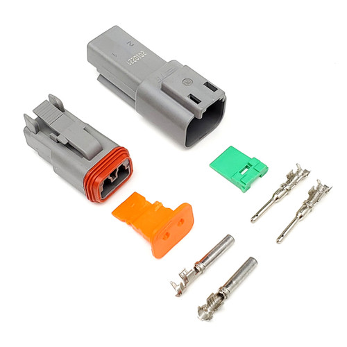 bbbb❣️ Deutsch DT 2-pin Connector Kit 18-14 Gauge - The Dub Shop