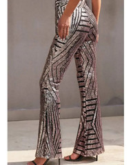 Shimmer and Shine: The Must-Have Sequins Flare Pants