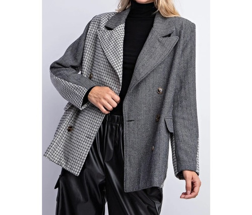 Women's Mix print Blazer