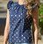 Polka Dot Treat Navy Elegance Top