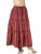 Rust Maxi tiered skirt