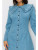 Denim Ruffle Collar Button Down Dress