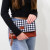 Buffalo Checkered Fold Over Zipper Clutch