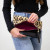 Leopard Fold Over Zipper Clutch