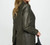 Black Faux Leather Blazer