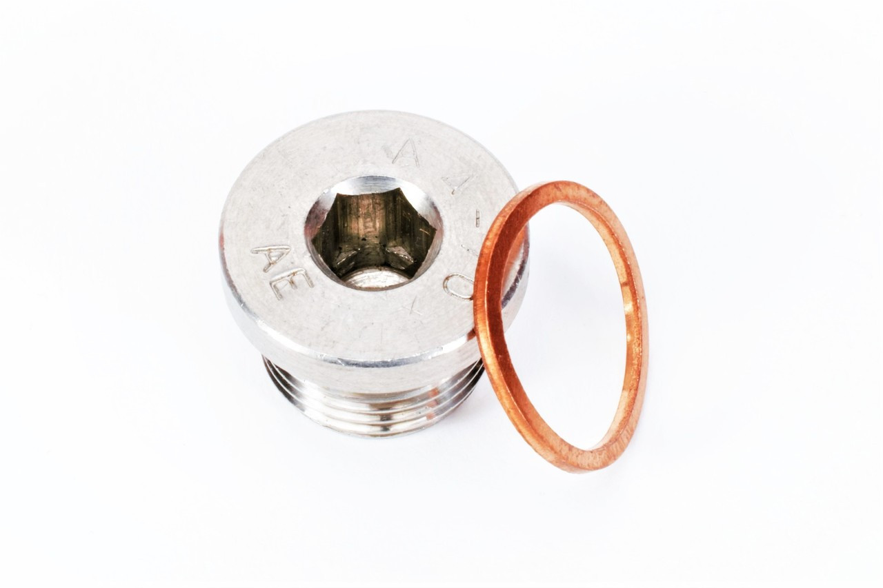O2 Sensor Plug - 18mm Stainless Steel